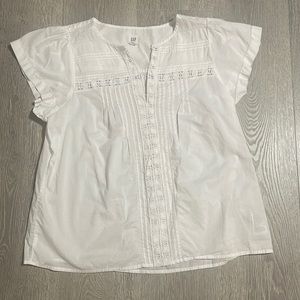 Gap Pintuck Flutter Top